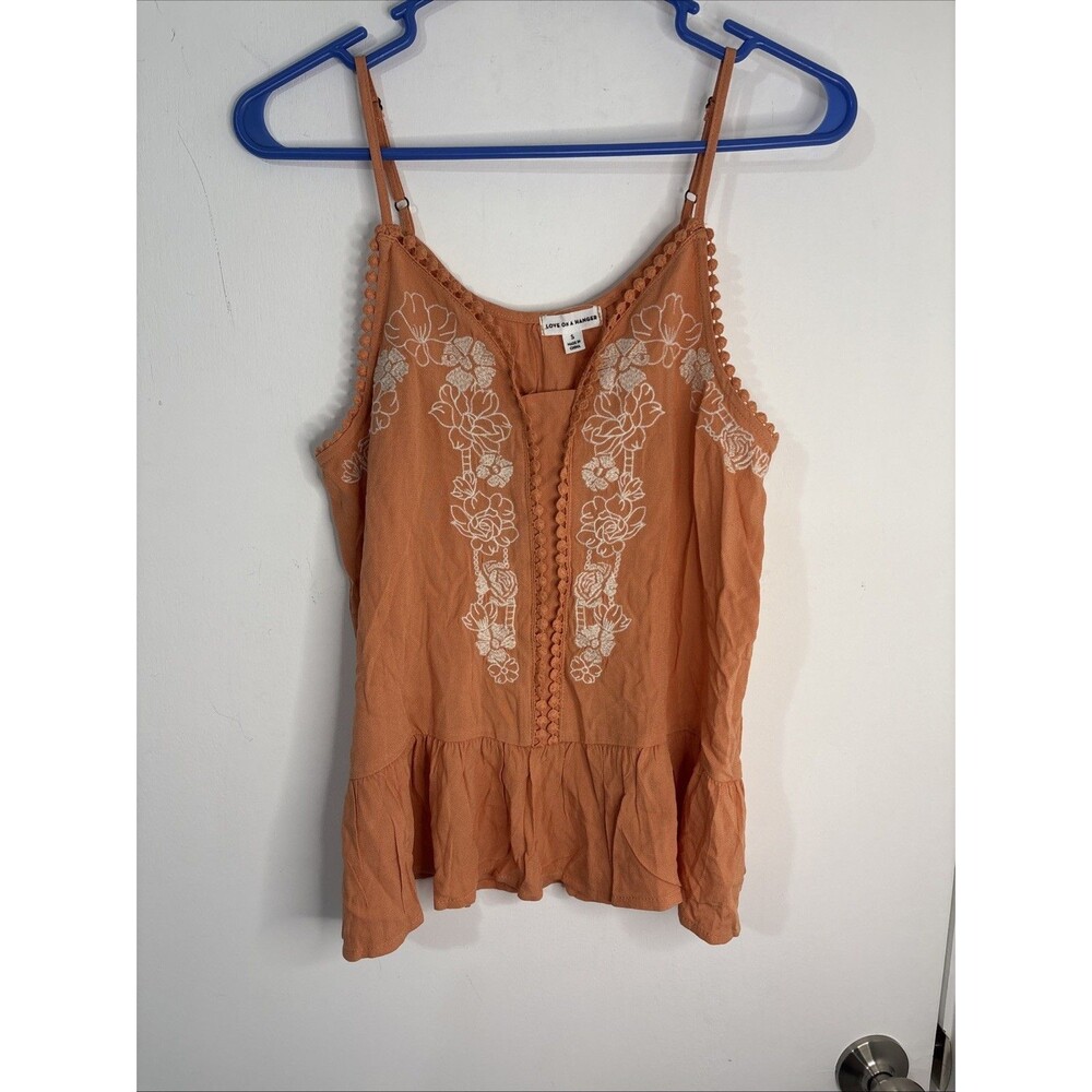 Love On A Hanger Cami Small Orange Embroidery‎